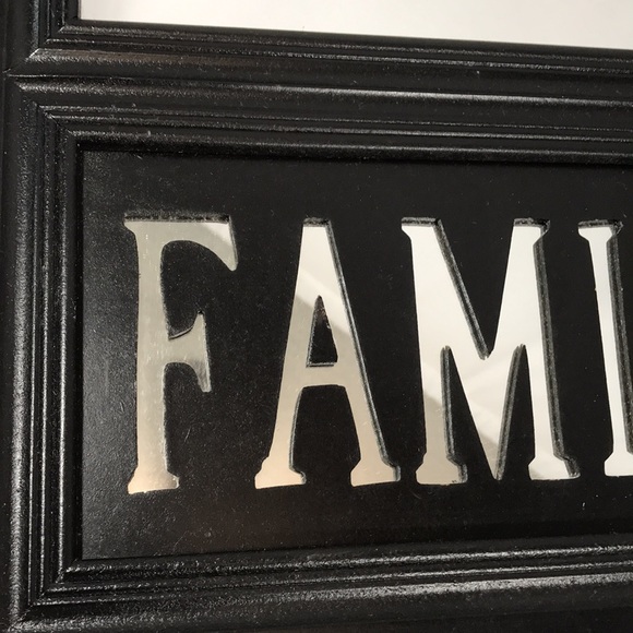 Wooden “Family” Cut-Out Decorative Hanging Mirror - Picture 11 of 12